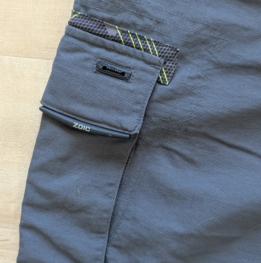 Zoic Mountain Biking Cargo Shorts in Blue Grey - Size L - Picture 7 of 11